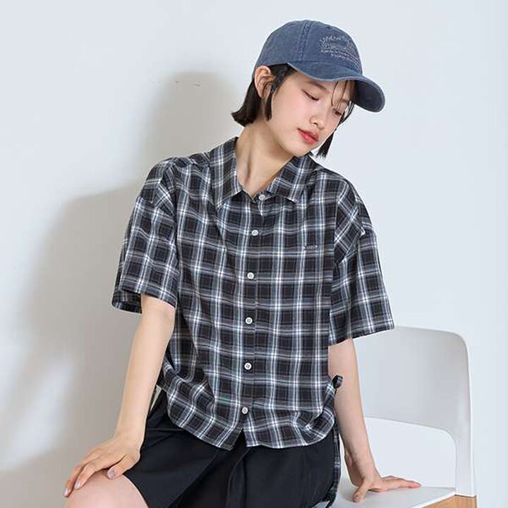 [LTXC] Side Drawstring Short-Sleeve Shirt,, medium