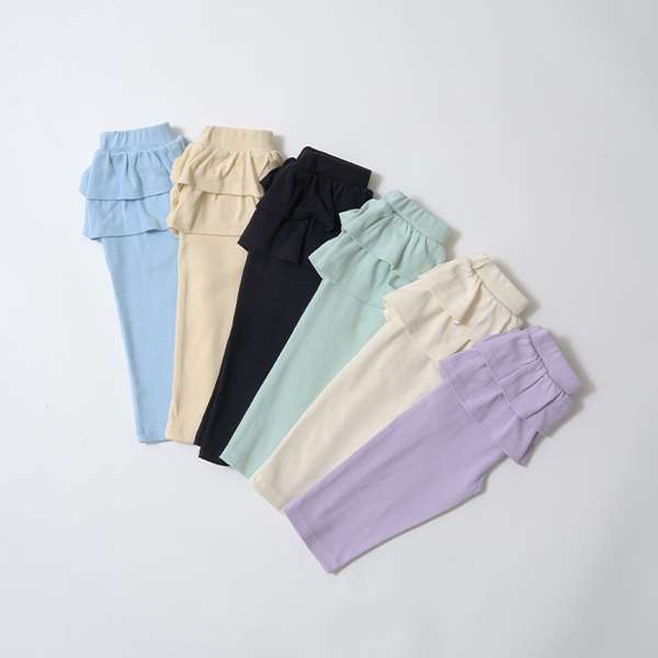 Tomo Pants Back Frill 7/8 Capri Pants,Ivory, large image number 8