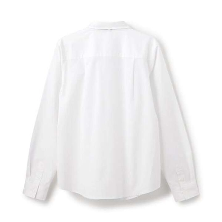 Easy-Care Graduation Bow Tie Blouse,Off white, medium image number 15