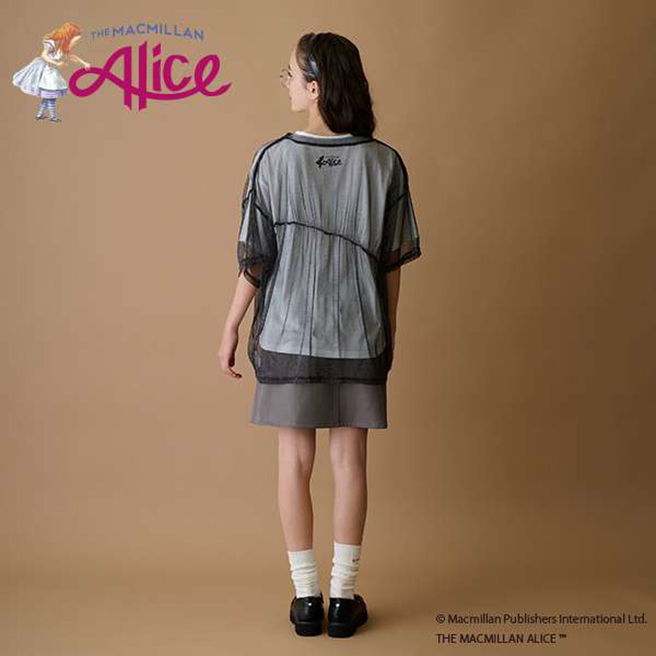 [AMI] Macmillan Alice Glitter Tulle T-Shirt Set,Off white, large image number 15