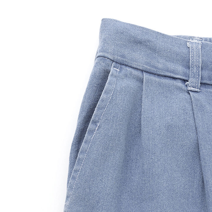 [Link] DAD Wide Denim Tapered Pants,Navy, medium image number 5