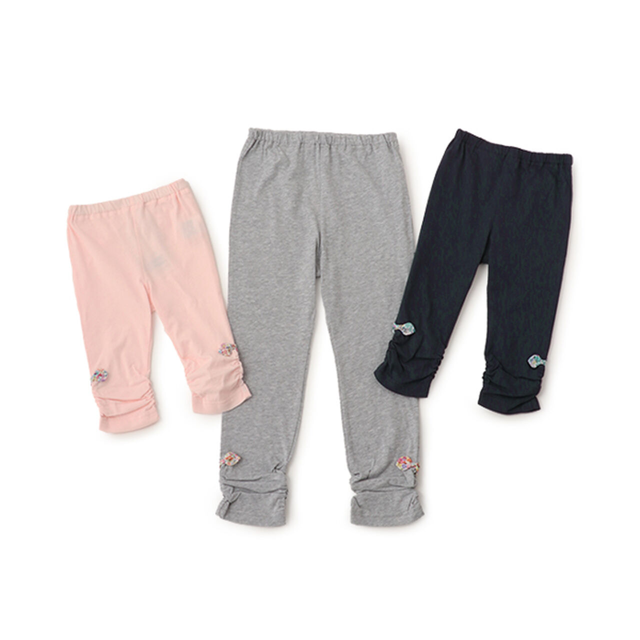 9/10 Length Liberty Ribbon Leggings,Gray, large image number 5