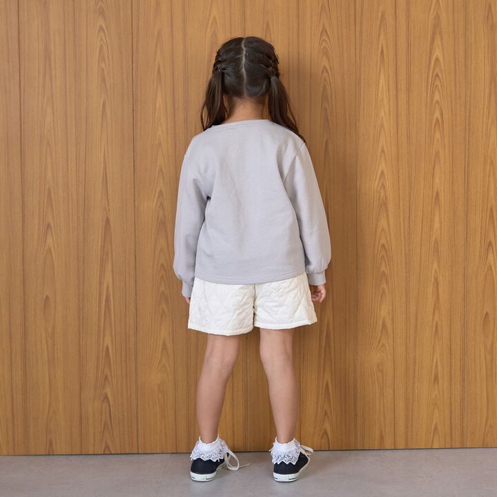 [Frozen] [Goodbye Pills Brushed Fleece] Sparkling Lame & Transfer Assortment Print Sweatshirt,Gray, medium image number 18