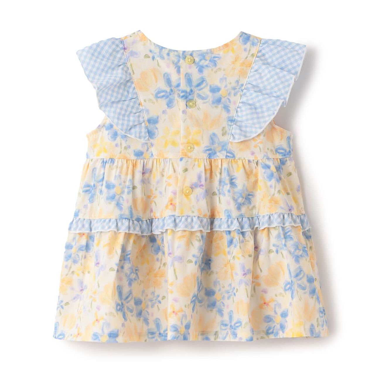 Milky Blossom Tunic,Blue, large image number 1