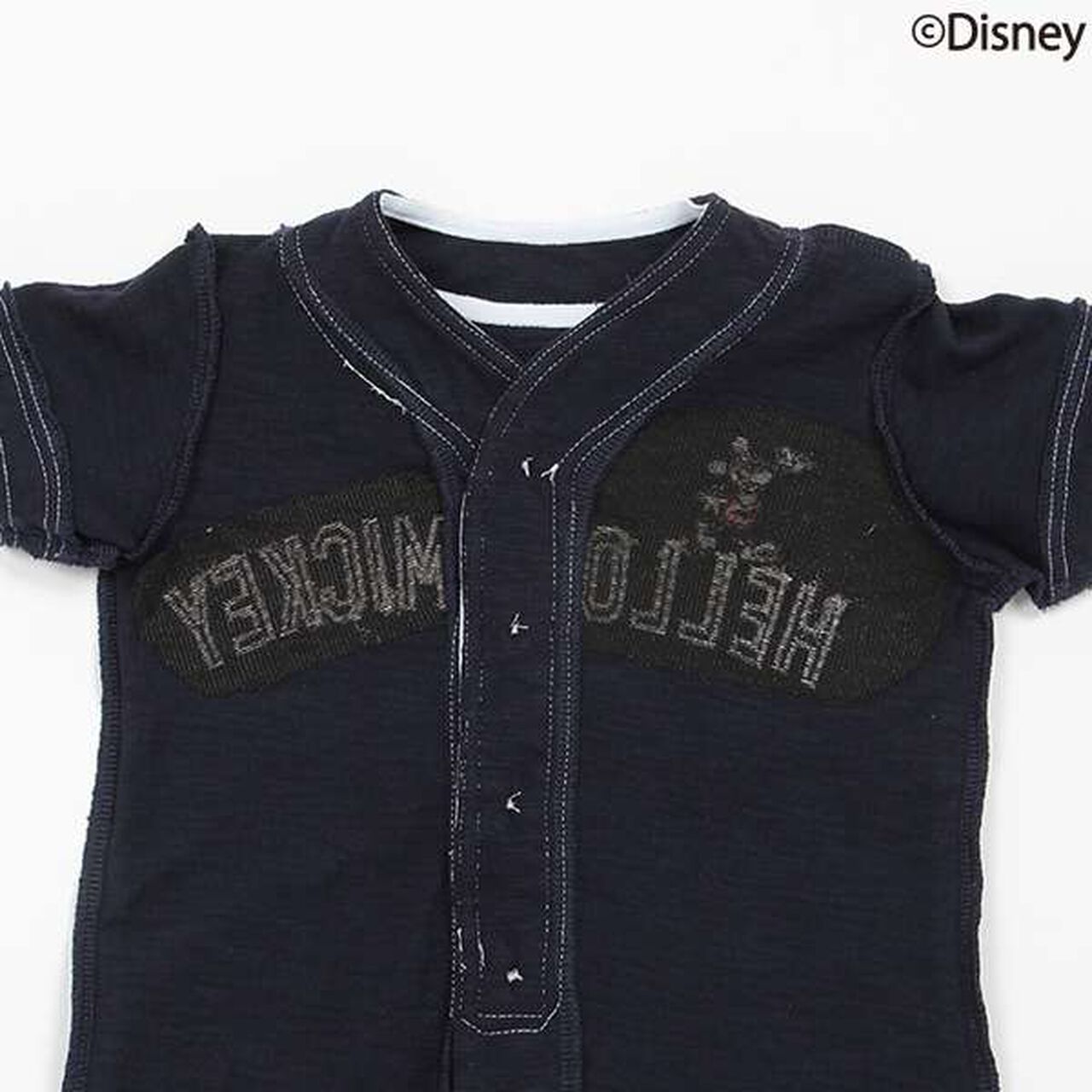 [Disney] Baseball Coverall,Off white, large image number 5