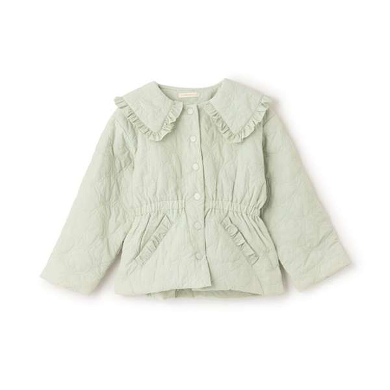 Lycee Mine Ballet Series Mid-Length Ribbon Quilted Jacket,Ivory, large image number 3