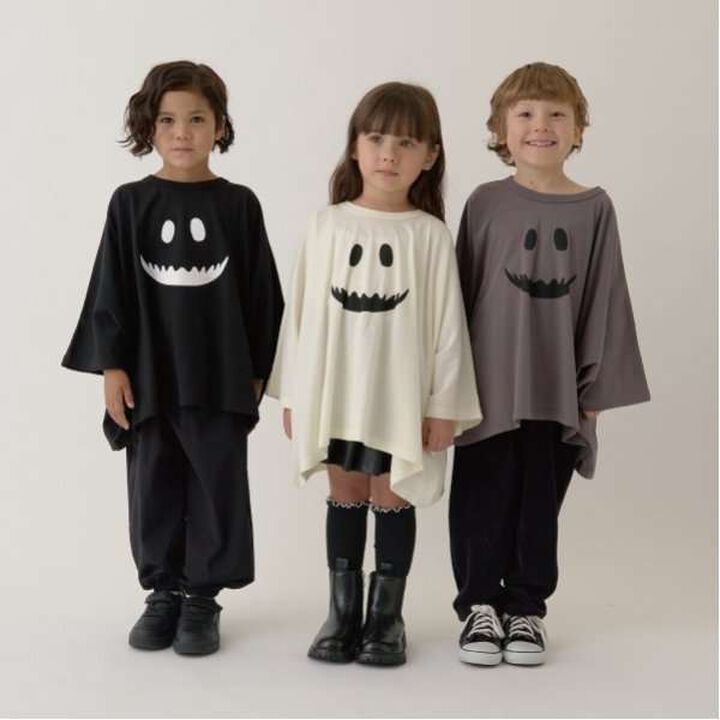 [Halloween] Transforming Ghost T-Shirt,Black, medium image number 4