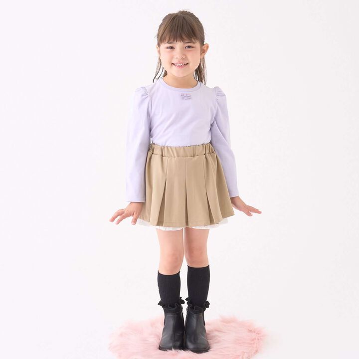 [Lycee Mine Ballet Series] Pleated Skirt (Inner Shorts Included),Charcoal gray, medium image number 26