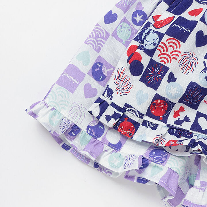 Assorted Frill GIRLS Jinbei,Red, medium image number 10