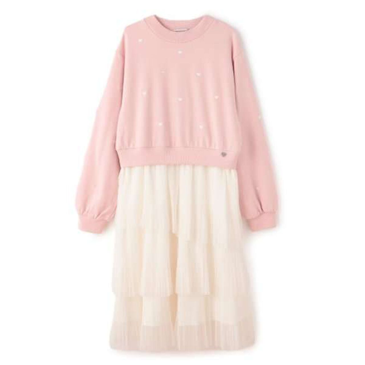 Tulle Skirt King One-Piece Dress,Black, large image number 3