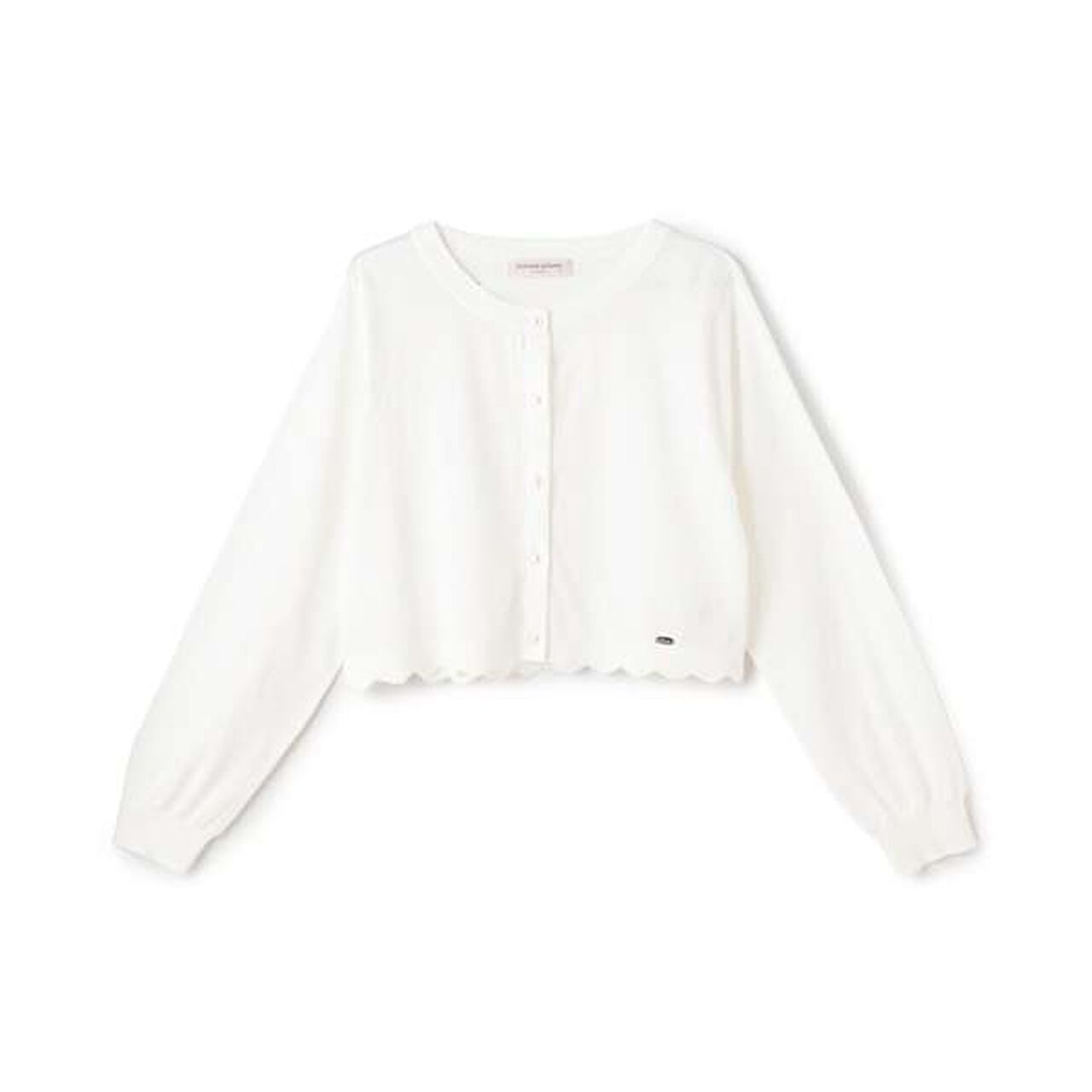 Pearl Button Cardigan,Off white, large image number 0