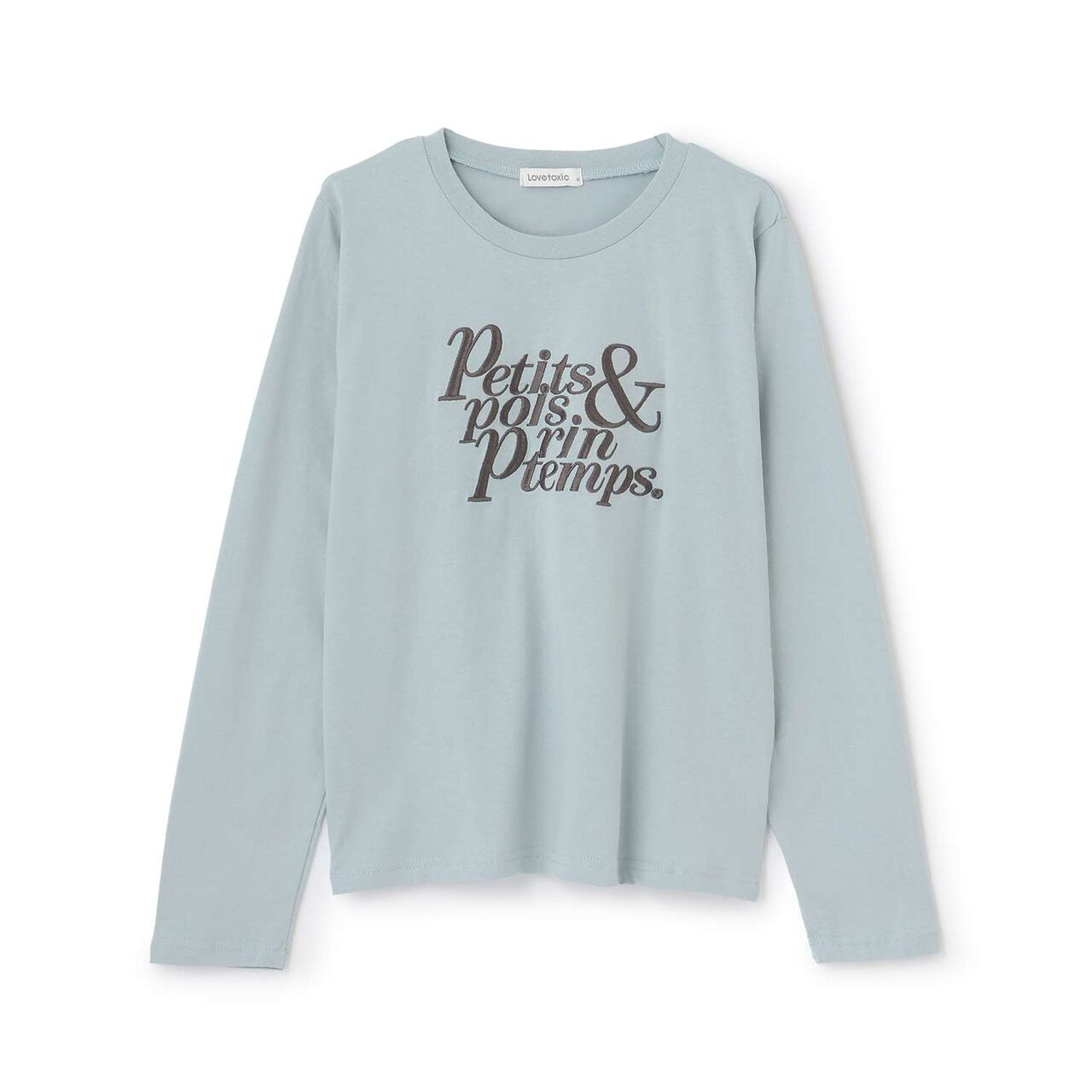 Logo Embroidery Long-Sleeve T-Shirt,Off white, large image number 3