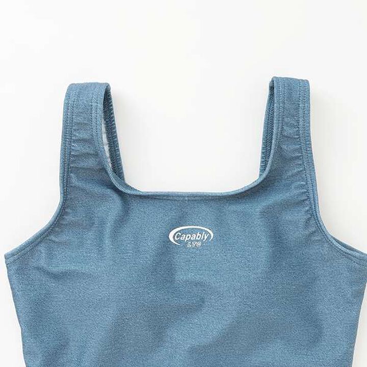 [SWIM] Half-Zip T-Shirt 3-Piece Set,Sax blue, medium image number 7