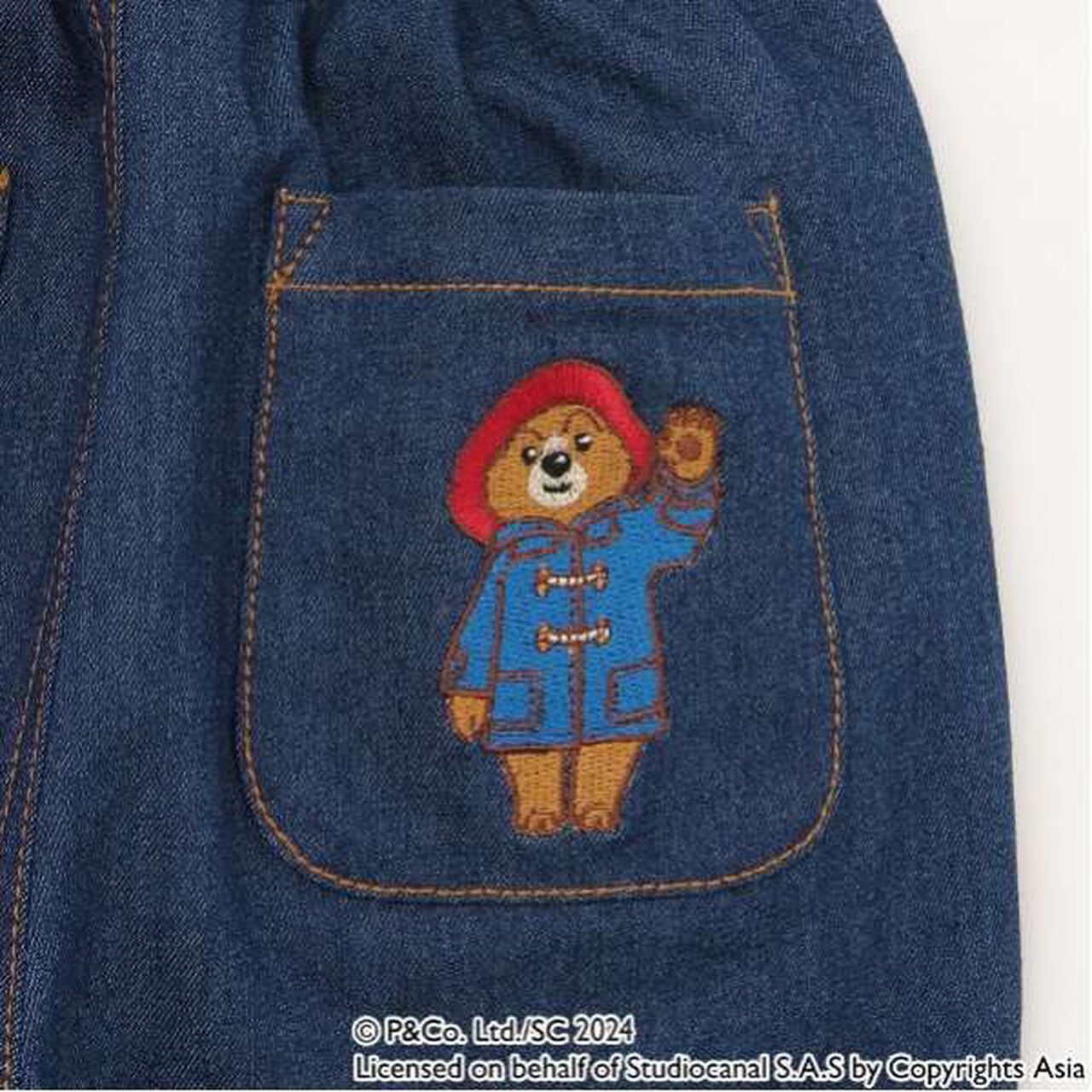 Paddington (TM) Pocket Embroidered Pants,Brown, large image number 6