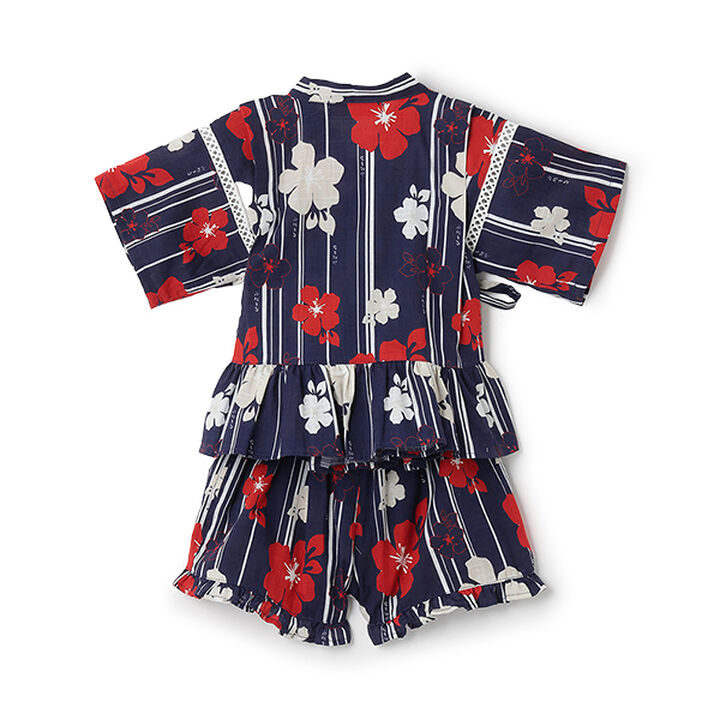 Assorted Frill GIRLS Jinbei,Red, medium image number 1