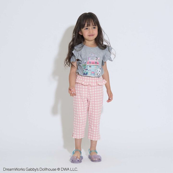 [Gabby's Dollhouse Soft Cotton] Design Sleeve Printed T-Shirt,Top gray, medium image number 11