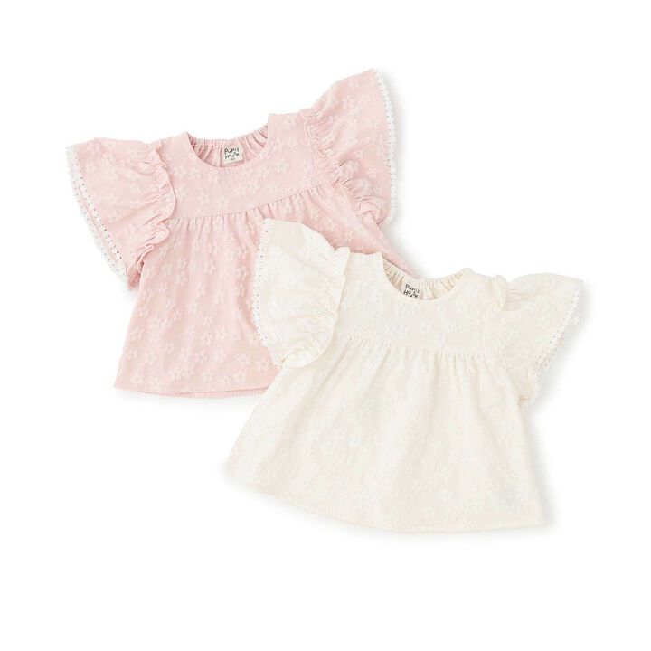 Sakura All-Over Pattern Tunic,Off white, medium image number 6