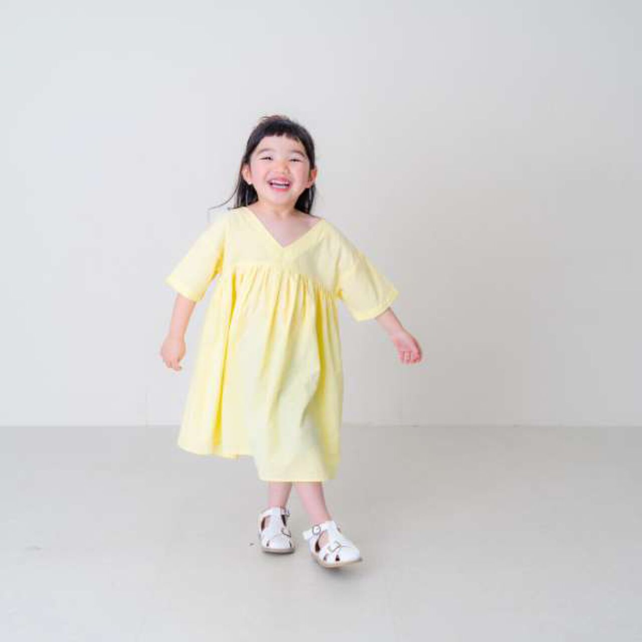 Boiled Gathered One-Piece Dress,Off white, large image number 17