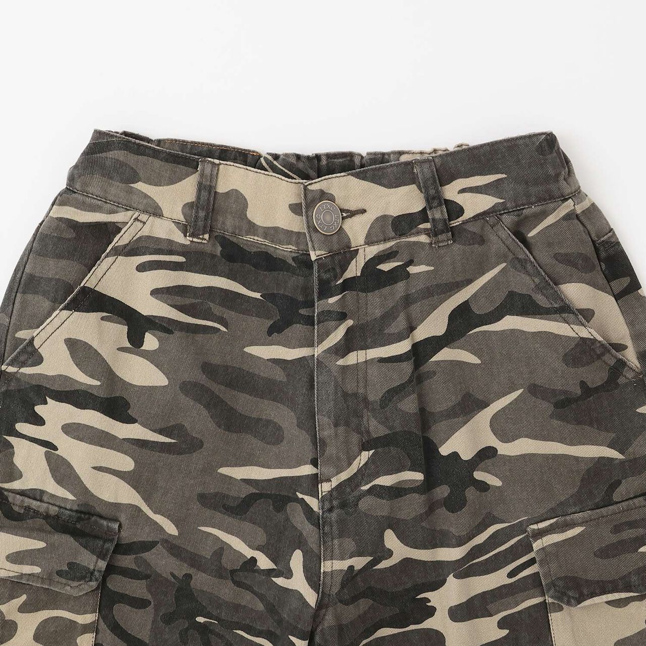 [LTXC] Camouflage Half Cargo Pants,Khaki, large image number 4