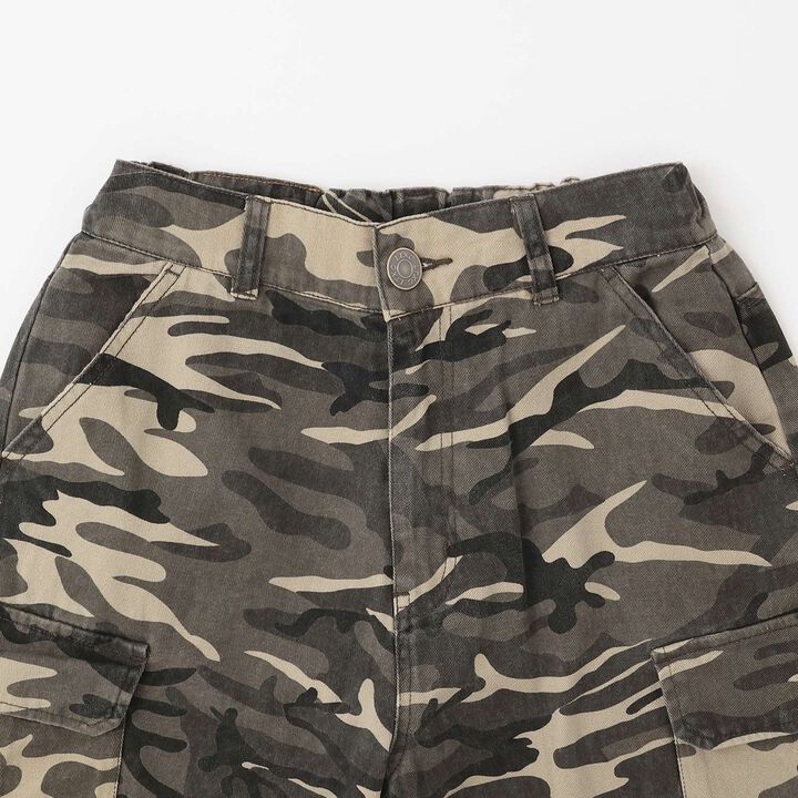 [LTXC] Camouflage Half Cargo Pants,Khaki, medium image number 4