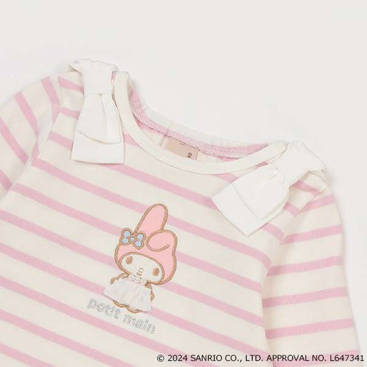 [Sanrio Characters] Appliqu&eacute; Scallop Long Sleeve T-Shirt,Light pink, large image number 13