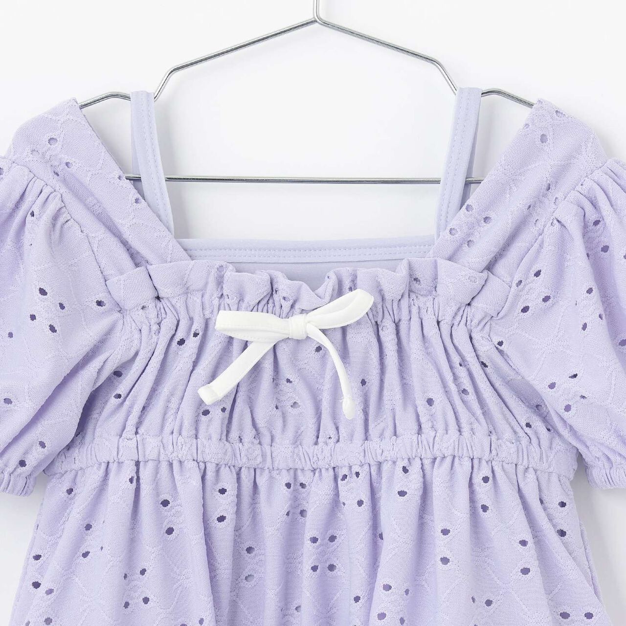 [SWIM] Lace Tunic Tankini Set,Lavender, large image number 11
