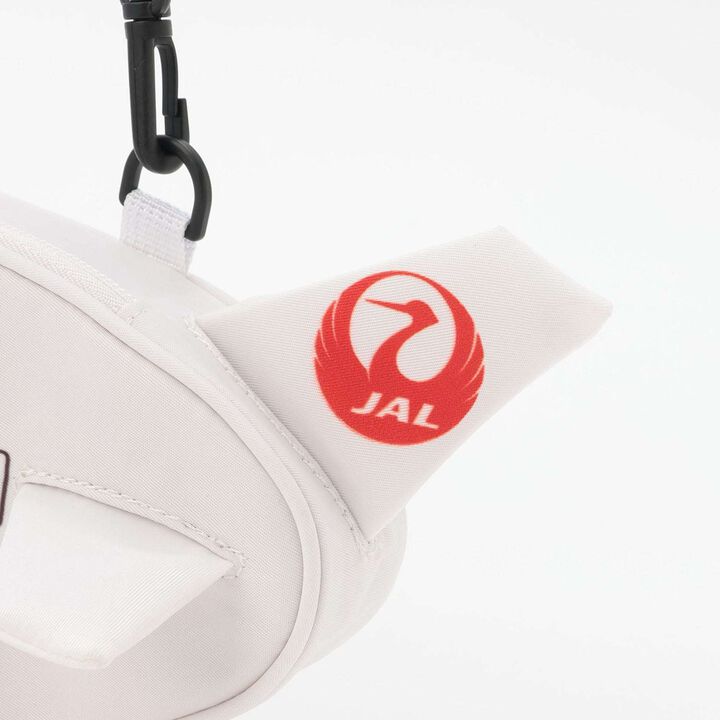 [JAL] Airplane Pouch,White, medium image number 4