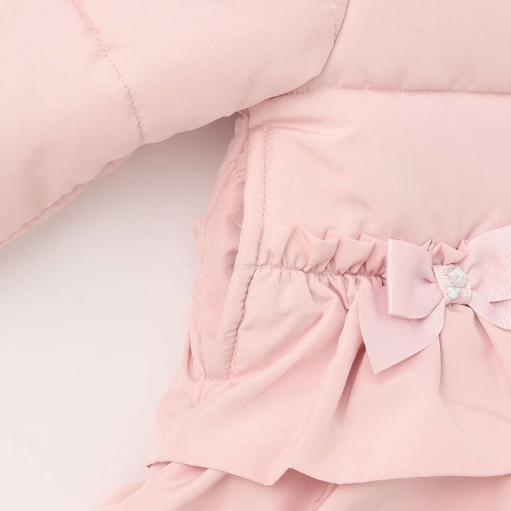 Padded Peplum Blouson,Pink, medium image number 4