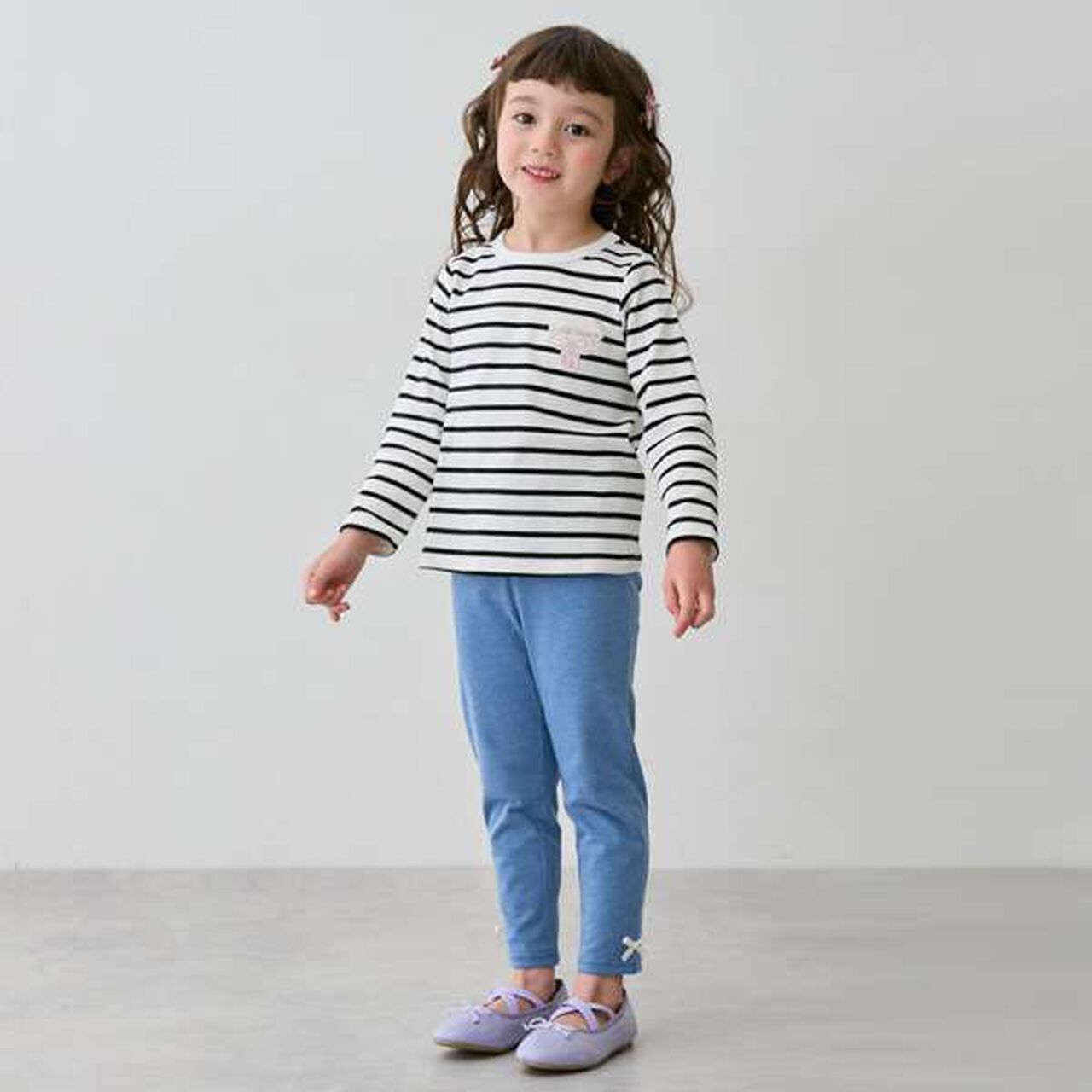 Affordable 10-Length Girls' Leggings,Light pink, large image number 25