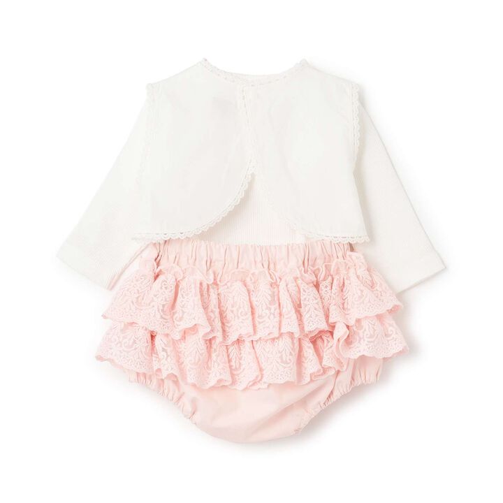 Vest-Style Romper + Free Pants Set,Light pink, medium image number 1