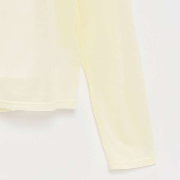 [LADIES] Sheer T-Shirt with Bra Top,Light beige, medium image number 13