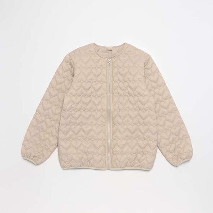 [Link] Assorted Quilted Jacket,Light beige, medium image number 0