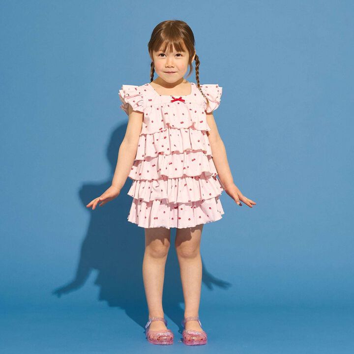 [SWIM] [UV Protection] Tiered Top & Tiered Skirt Separate Swimsuit,Lavender, medium image number 17