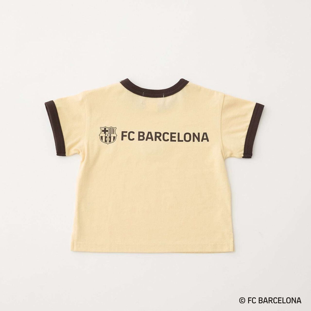 [FC BARCELONA] 接觸涼感布章T恤,深棕色, large image number 12