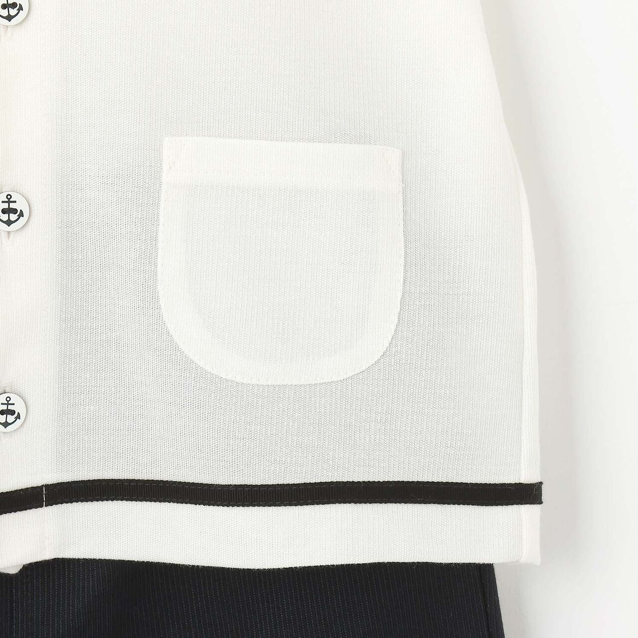 Sailor Collar Outfit Set [Made in Japan] [Quick-Dry & Absorbent],Off white, large image number 7