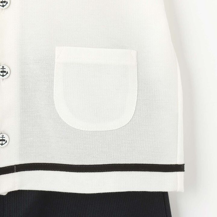 Sailor Collar Outfit Set [Made in Japan] [Quick-Dry & Absorbent],Off white, medium image number 7