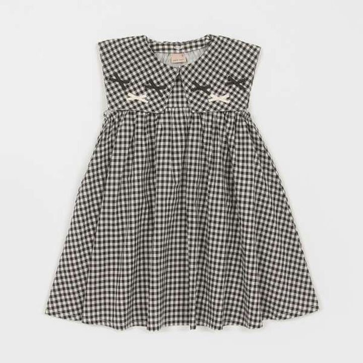[Link] Big Color Pattern One-Piece Dress,Off white, medium image number 10