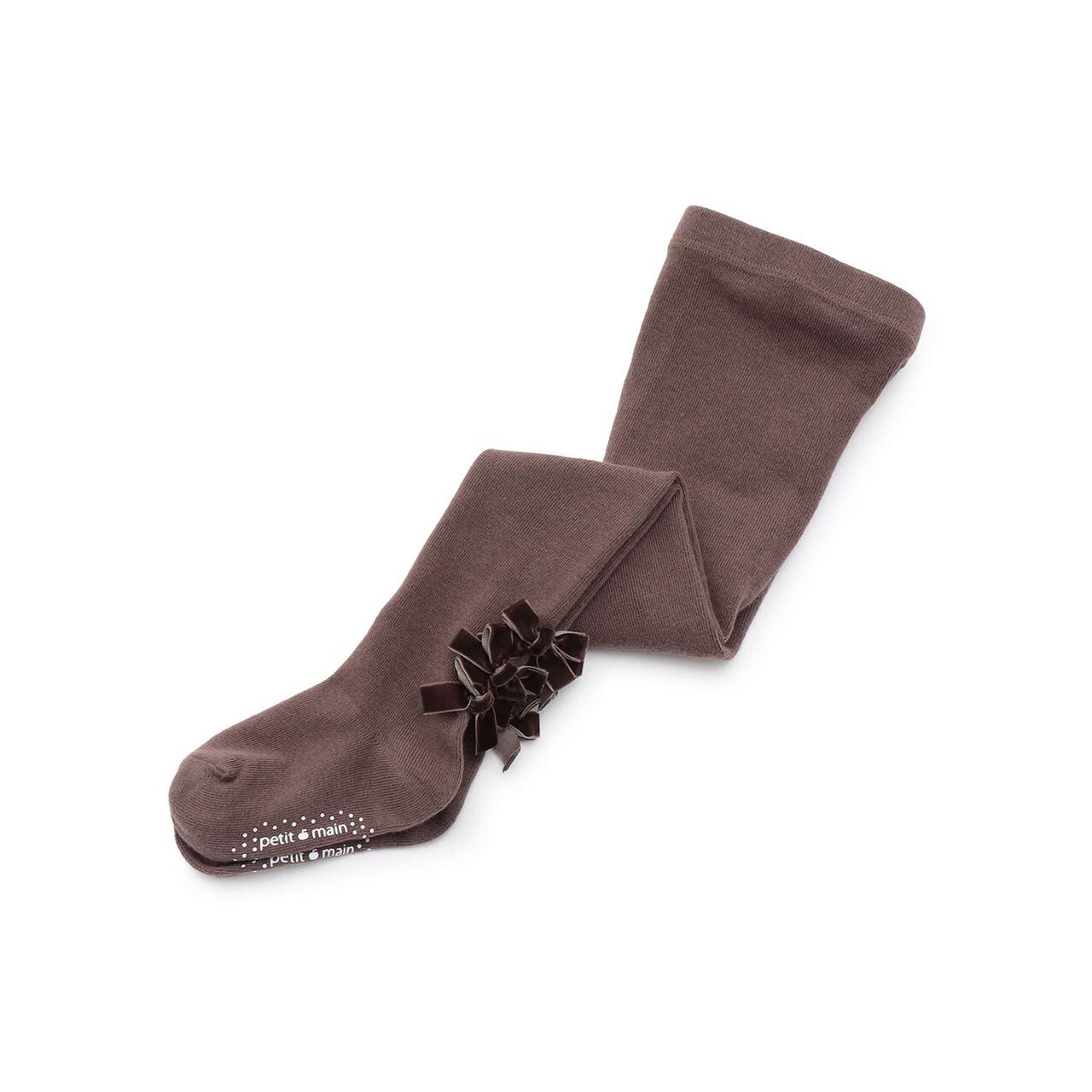 Petite Ribbon Tie Tights,Mocha tea, large image number 0