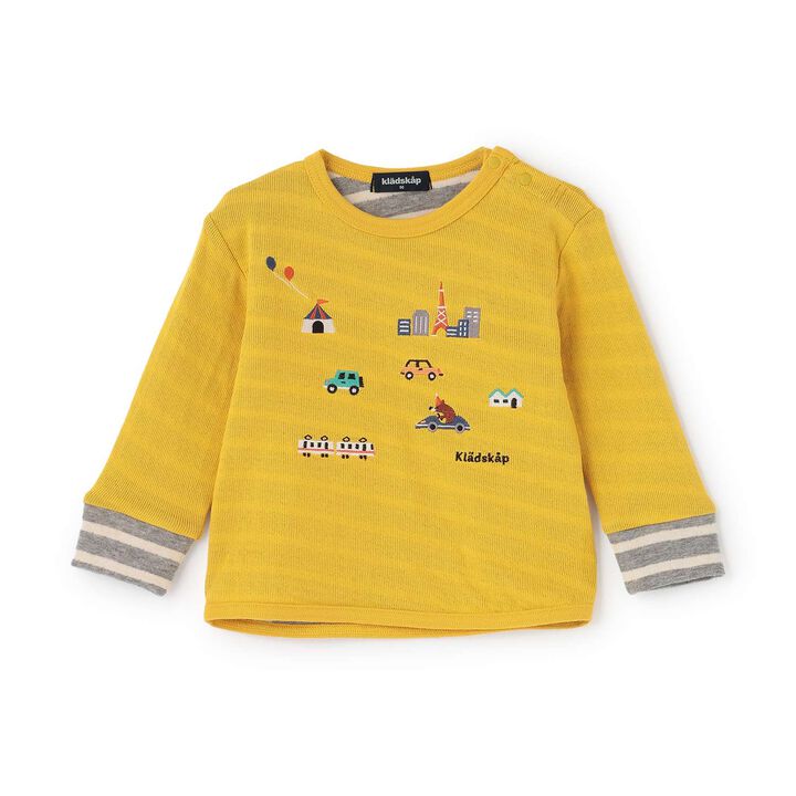 [Popular Item Restocked] [Not Available at Physical Stores] Vehicle Knit Long-Sleeve T-Shirt,, medium