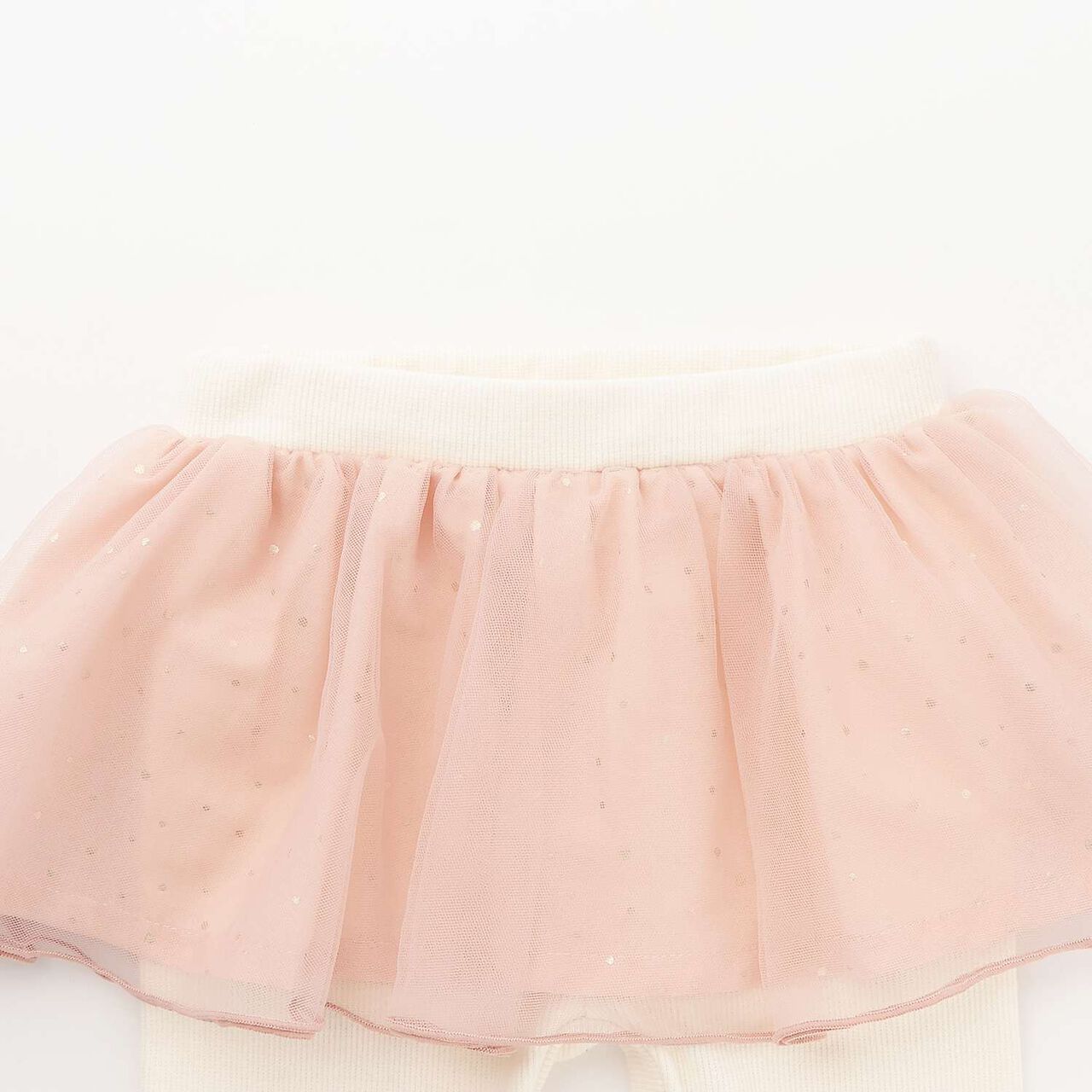 Leggings with Skirt,Ivory, large image number 2