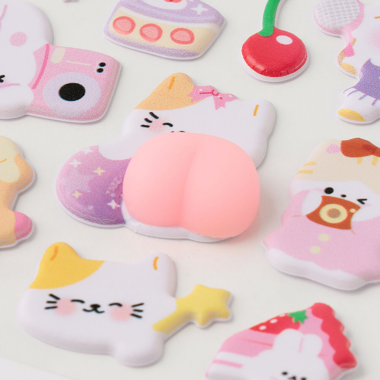 Animal Tail Stickers,Peach, large image number 5