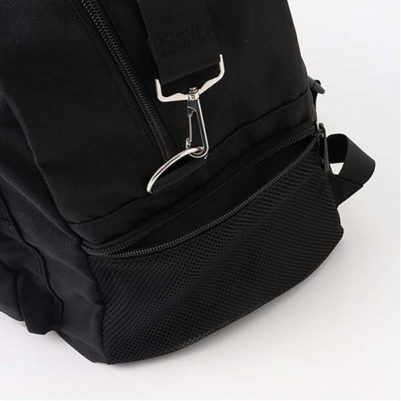 3 WAY Boston Bag with Ribbon Pouch,Black, large image number 3