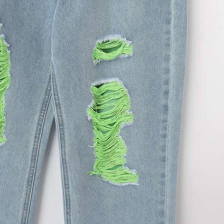 Color Denim with Under Thread,Pink, medium image number 4