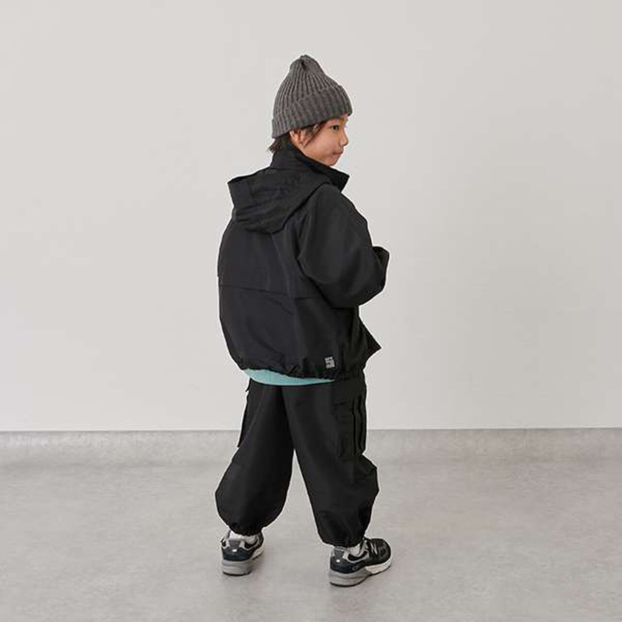 [SKIT0LY] Water-Repellent Packable Bomber Jacket,Black, large image number 20