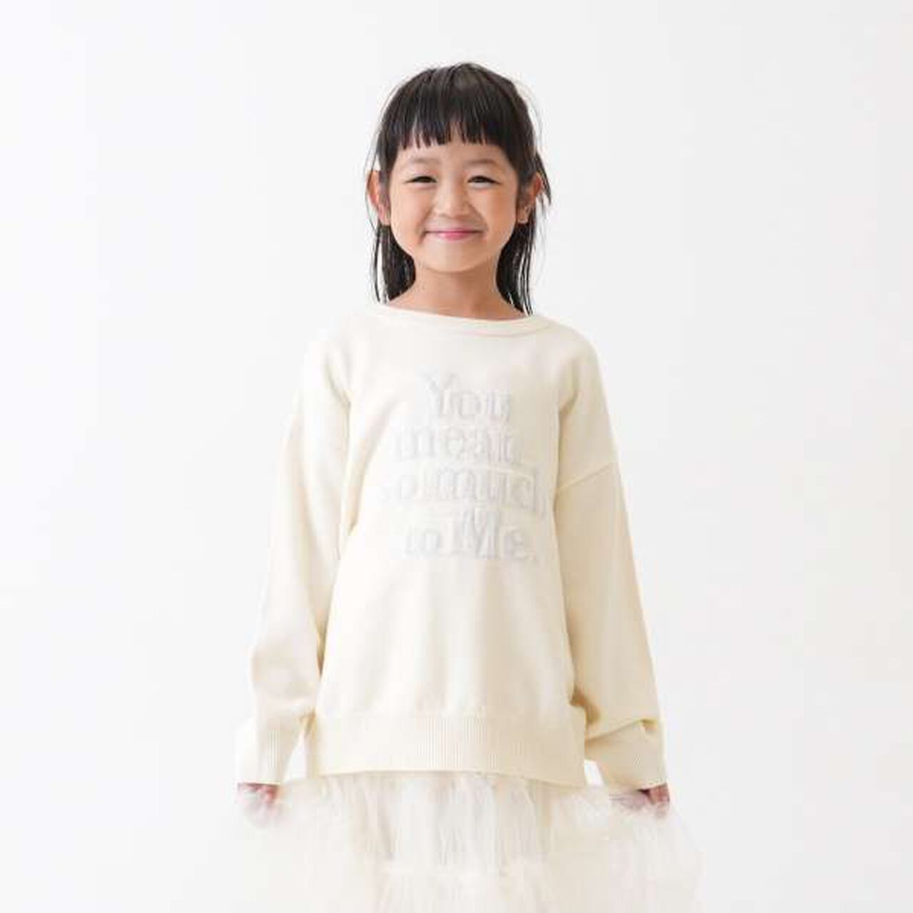 [Matching with Dad Outfit] Machine Washable Kids Logo Knitwear,Navy, large image number 18