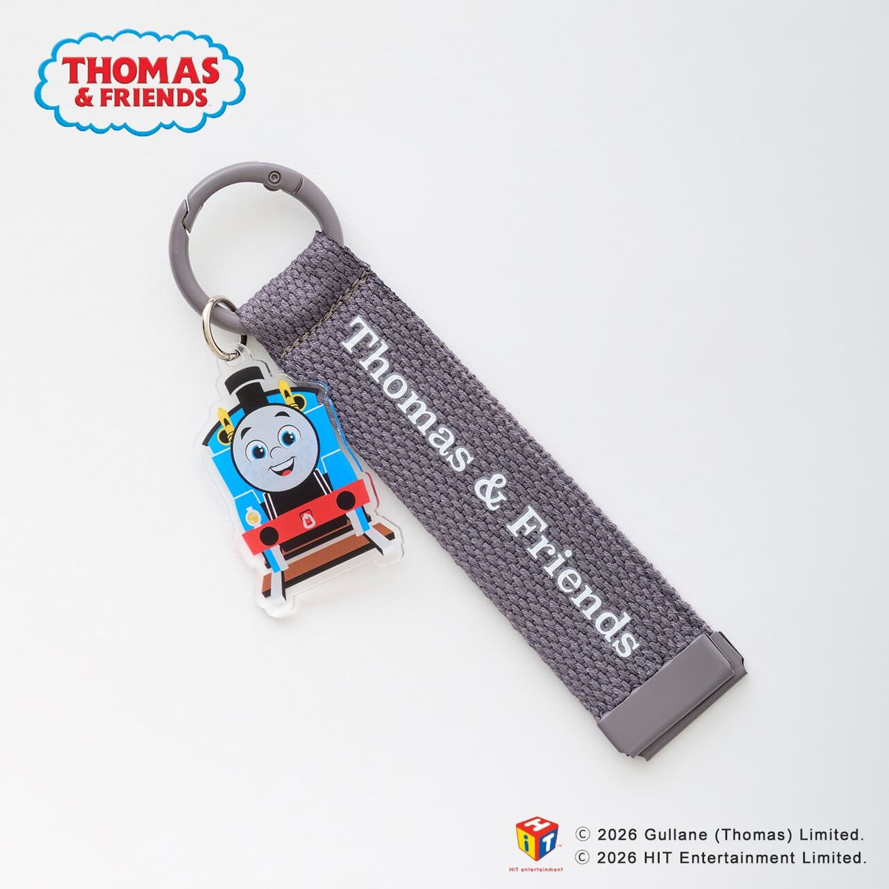 [Thomas the Tank Engine] Logo Charm,Charcoal gray, large image number 0