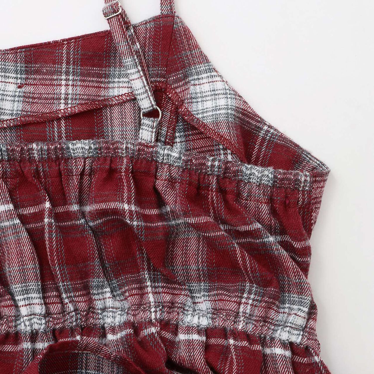 [LTXC] Quick-Dry Absorbent Checkered Camisole Tunic with Inner Lining,Ivory, large image number 15