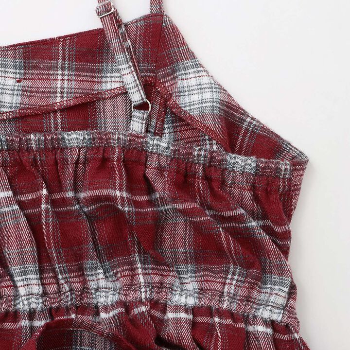 [LTXC] Quick-Dry Absorbent Checkered Camisole Tunic with Inner Lining,Ivory, medium image number 15