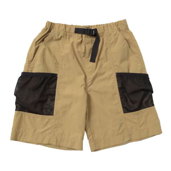 Water-Resistant Nylon Gear Shorts,Beige, medium image number 2