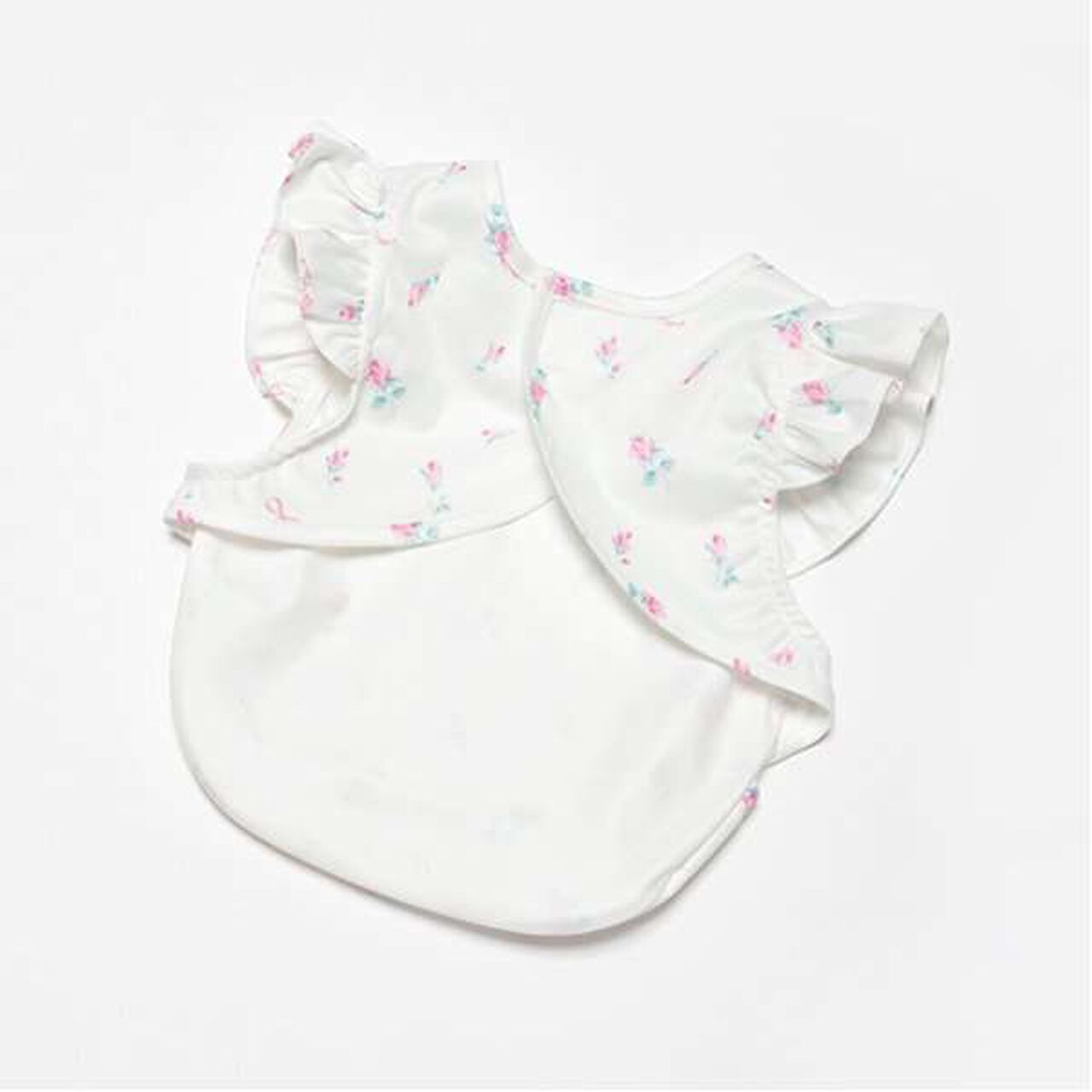 Rosebud Pattern Feeding Bib,Light pink, large image number 1